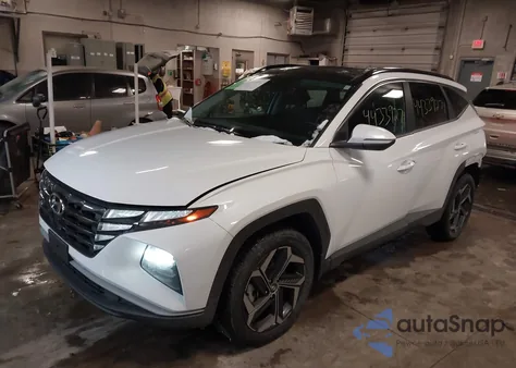 2022 Hyundai Tucson Hybrid Sel Convenience from USA, damaged, VIN KM8JFCA19NU034462